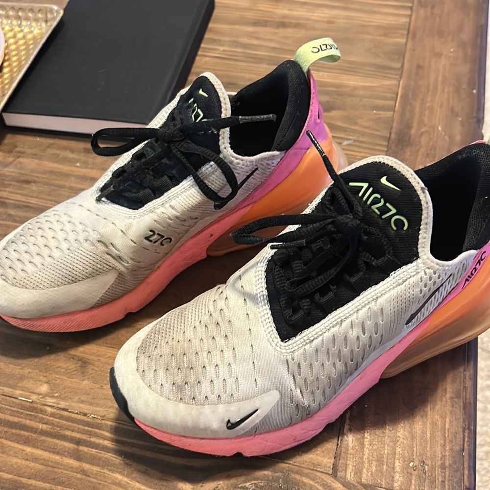 Nike Air Max 270 Summit White Pink Orange Black